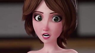 Bombshell Cougar Play With Tiny Cock [ Cartoon Animation ]