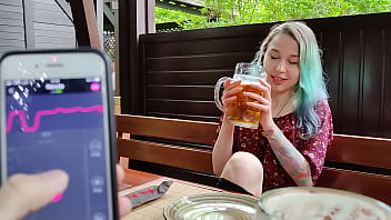 Remote Orgasm Control Of My Stepsister In Pub! Remote Orgasm Control Of My Stepsister In Pub!